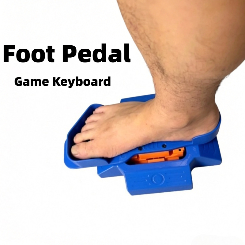 Usb Foot Pedal Gaming - Game Voetpedaal Toetsenbord Aangepaste 3D-geprinte Voetpedaal
