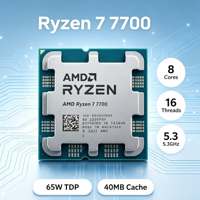 Pc Gaming Ryzen 7 - AM5 Socket Gaming Desktop CPU AMD