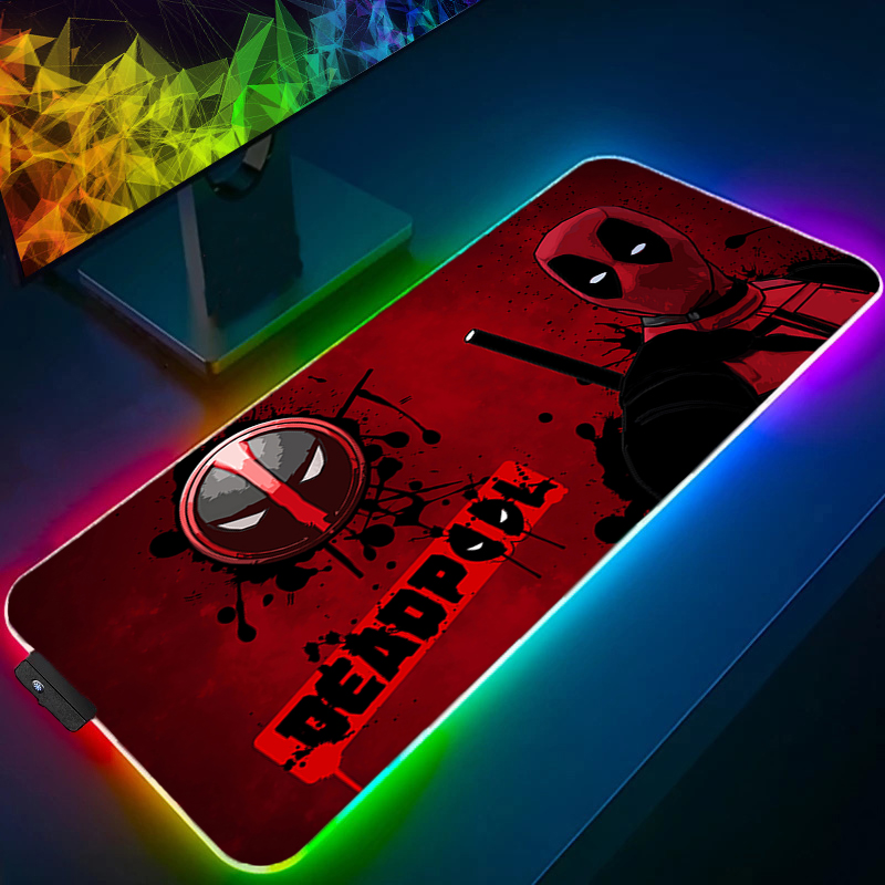 Pc Gaming Keyboards - LED-muismat Gaming Backlight Lock Edge Anime-accessoires