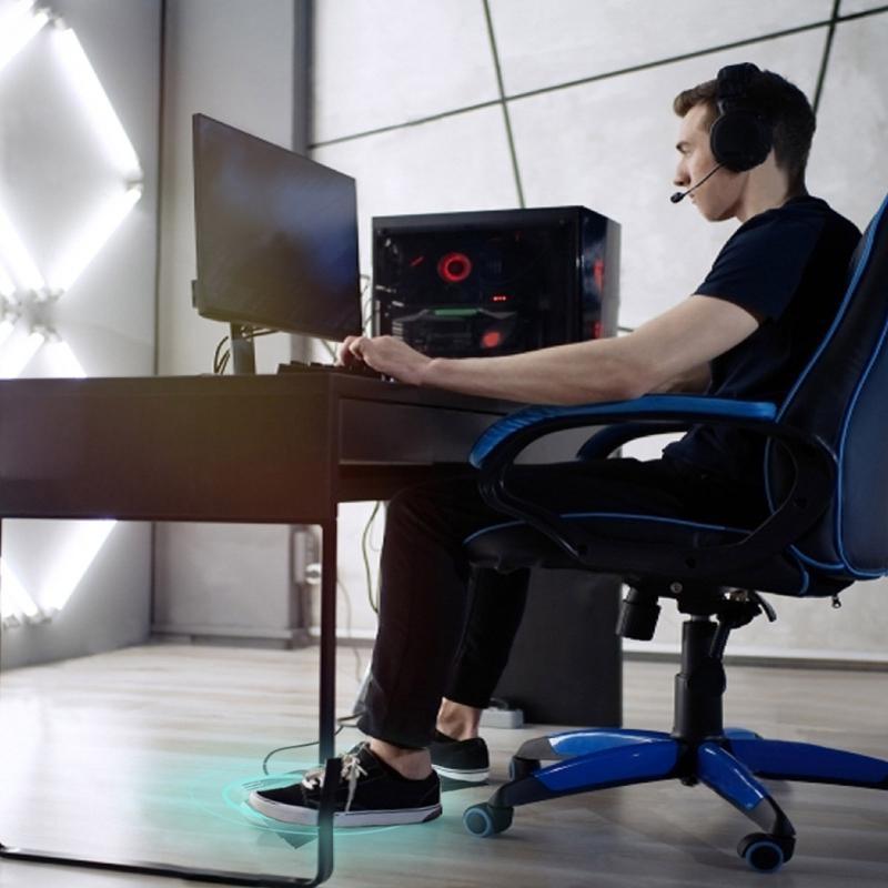 Usb Foot Pedal Gaming - Y1UB USB-voetpedaal met aanpasbare s voor