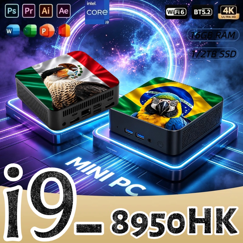 Pc Gaming I9 - Mini PC Core i9-8950HK 16GB RAM