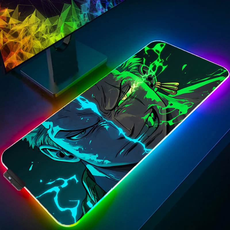 Pc Gaming Keyboards - EEN STUK Zoro Muismat RGB Gaming