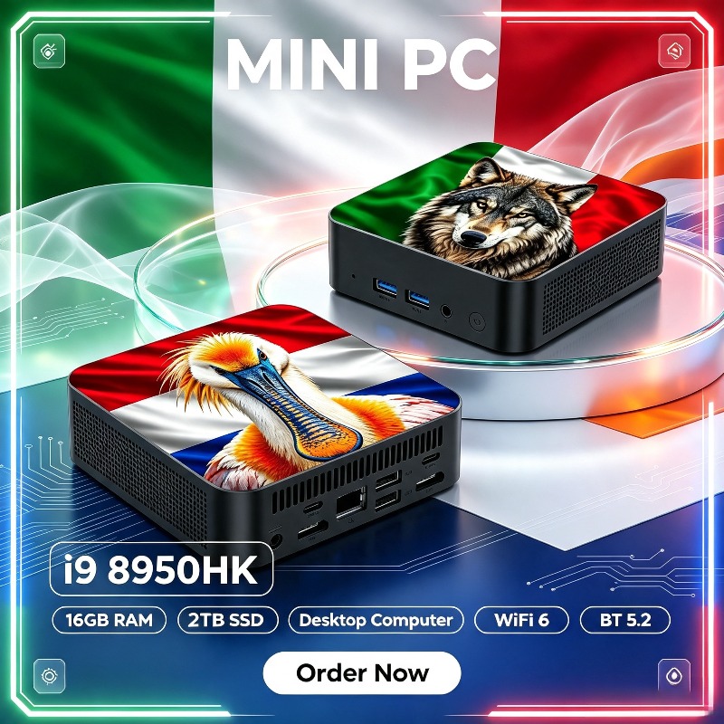 Pc Gaming I9 - 2026 Intel i9 8950HK Mini PC