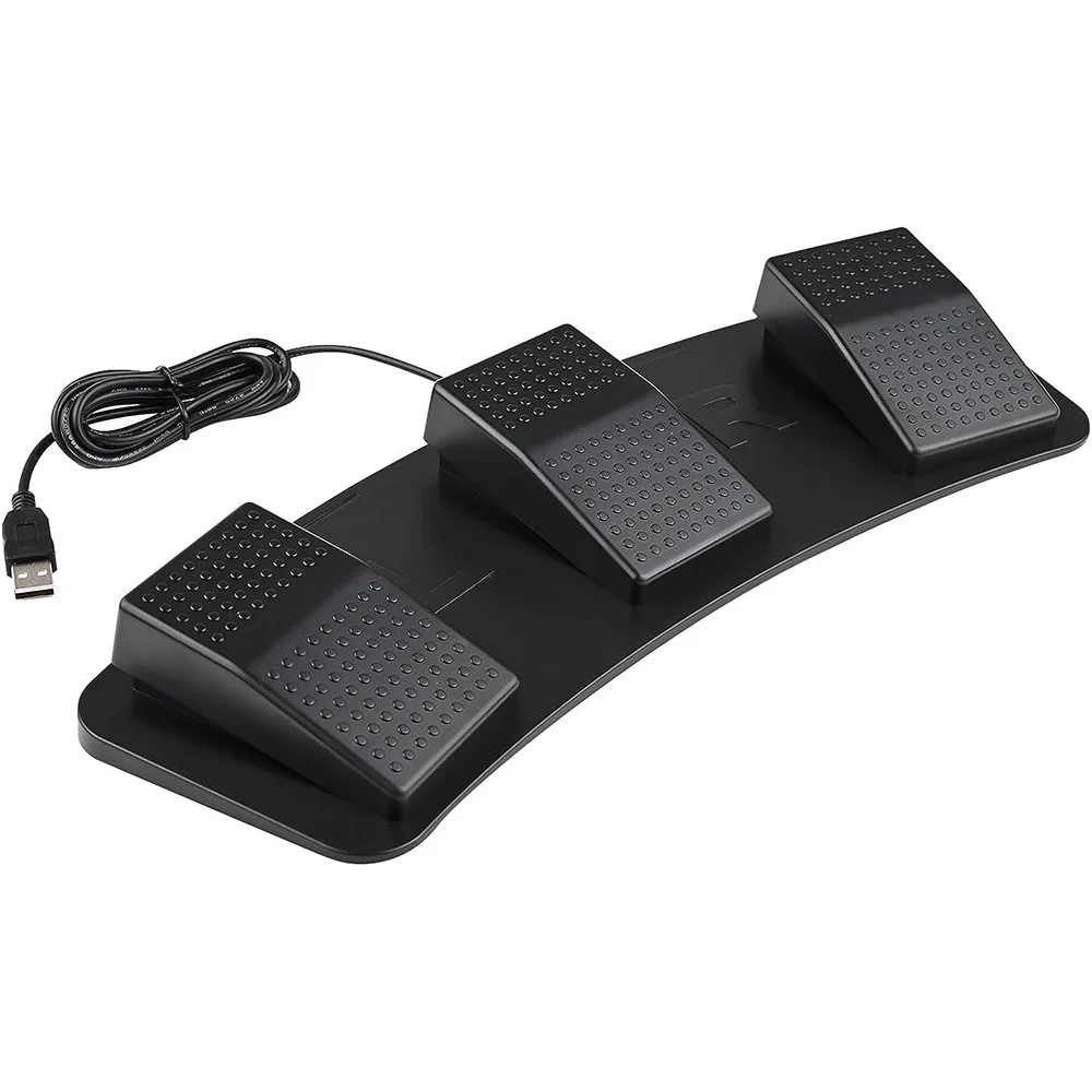 Usb Foot Pedal Gaming - USB Triple Foot Switch Pedal 3-toets