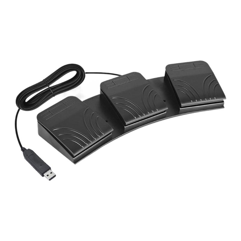 Usb Foot Pedal Gaming - Drievoudige voetschakelaars voor pc-gaming Kantoorbediening Industrieel