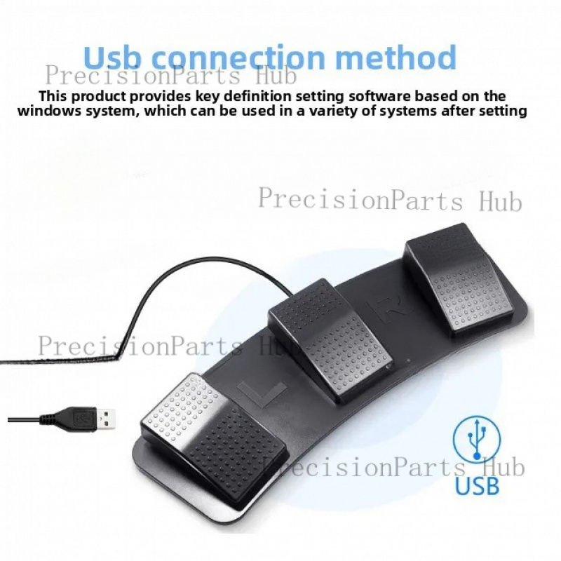 USB 3-pedaal voetschakelaar Pr - Usb Foot Pedal Gaming recensie en prijs
