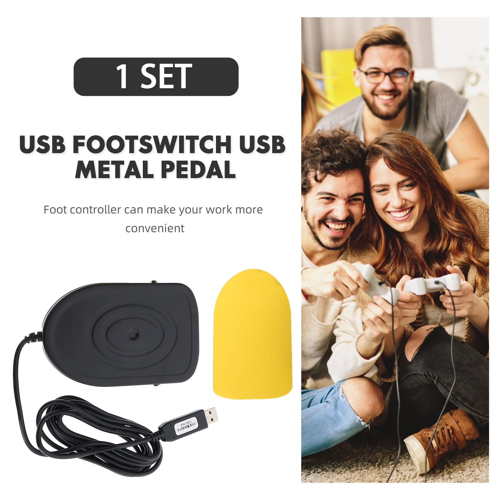 USB-voetpedaal voor gaming, tr - Usb Foot Pedal Gaming recensie en prijs