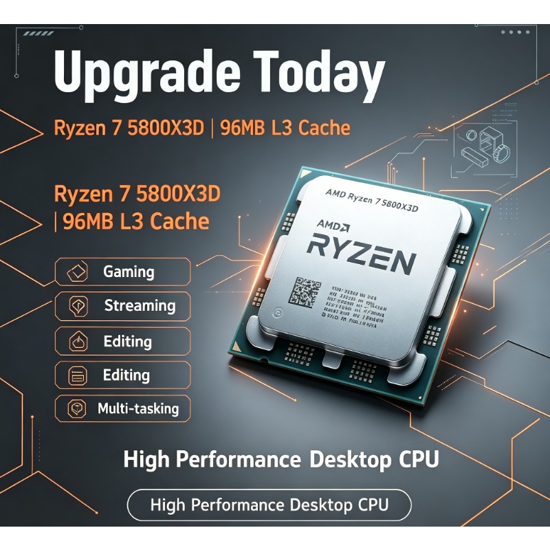 Ryzen 7 5800X3D PC Gaming Proc - Pc Gaming Ryzen 7 recensie en prijs