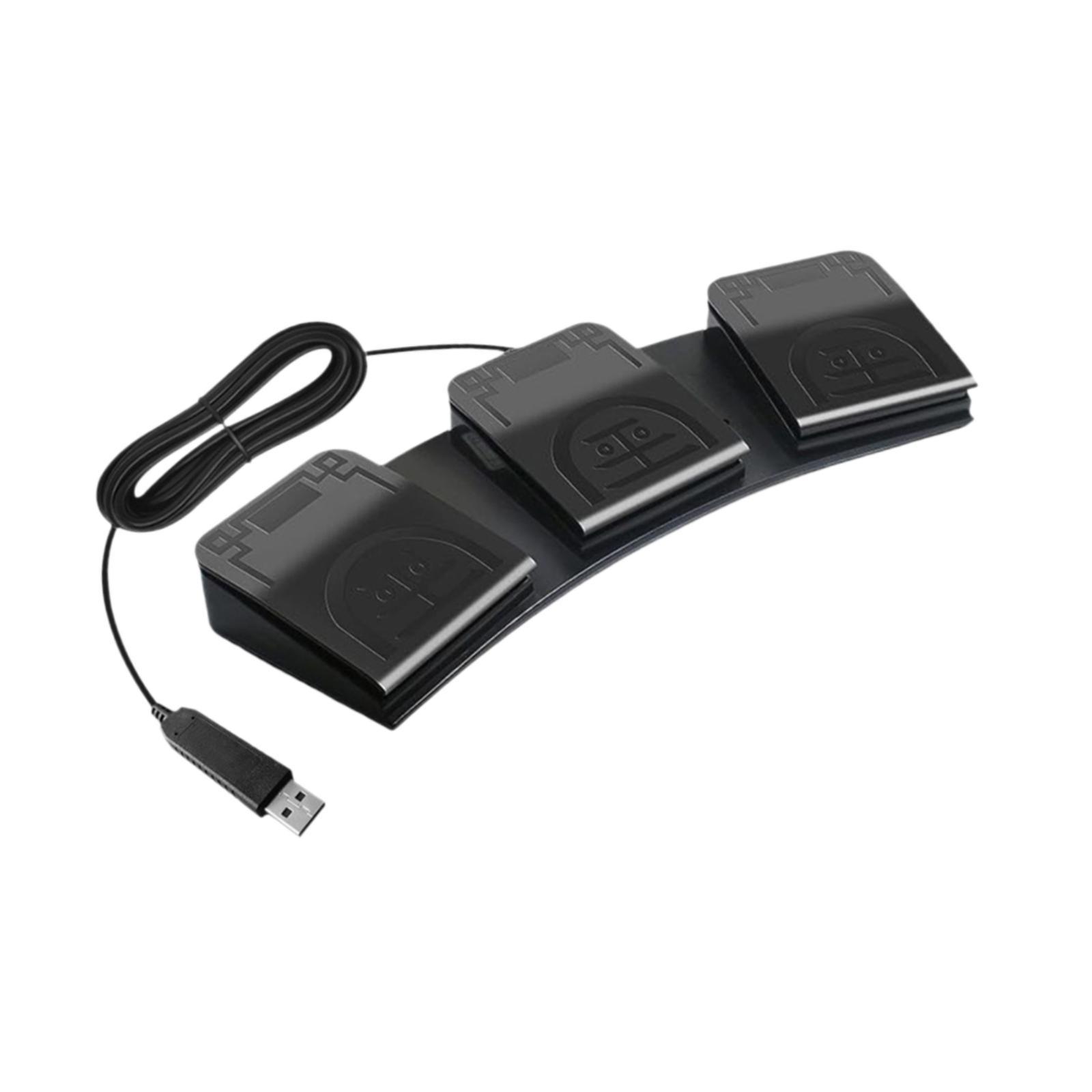 USB Drievoudige Voetschakelaar - Usb Foot Pedal Gaming recensie en prijs