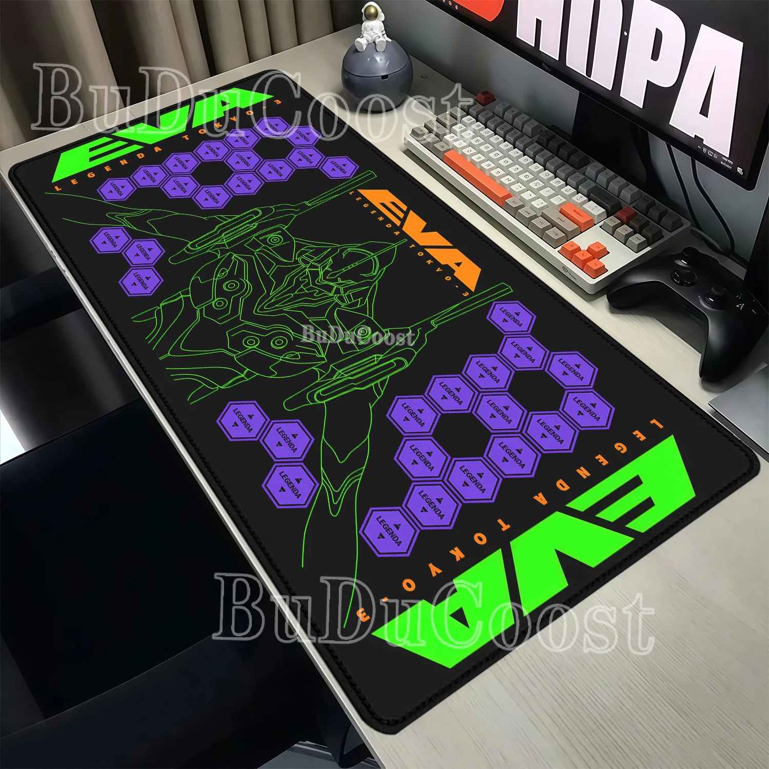 Muismat Evangelione EVA 01 Gro - Pc Gaming Evangelion recensie en prijs