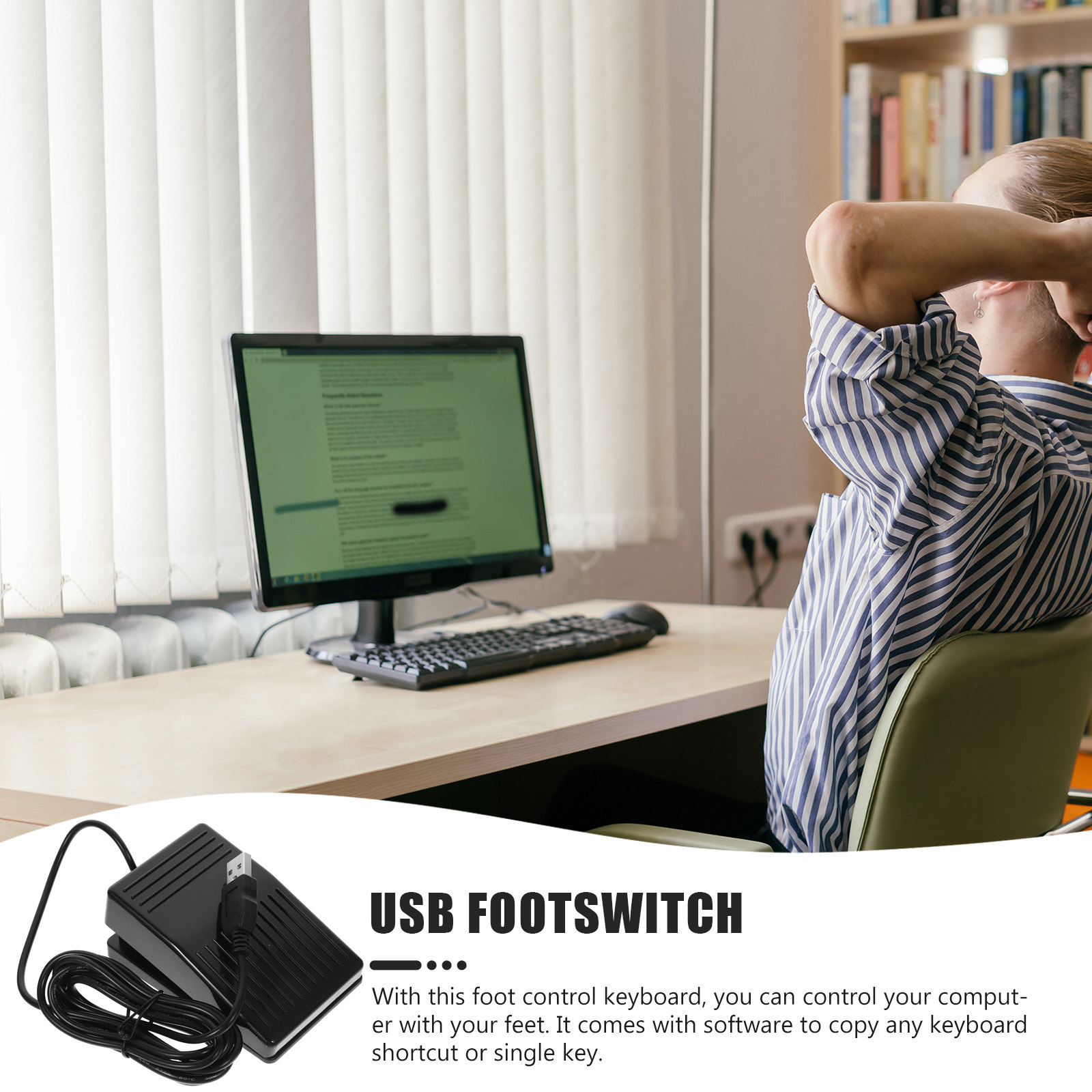 USB-voetpedaal, enkel pedaal,  - Usb Foot Pedal Gaming recensie en prijs