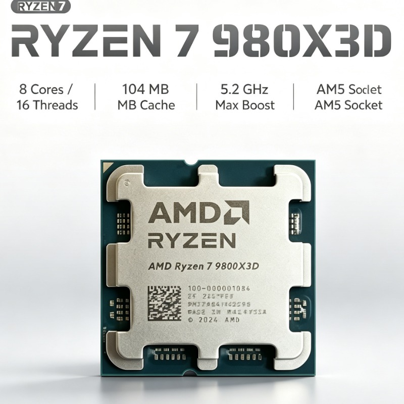AMD Ryzen 7 9800X3D PC-process - Pc Gaming Ryzen 7 recensie en prijs