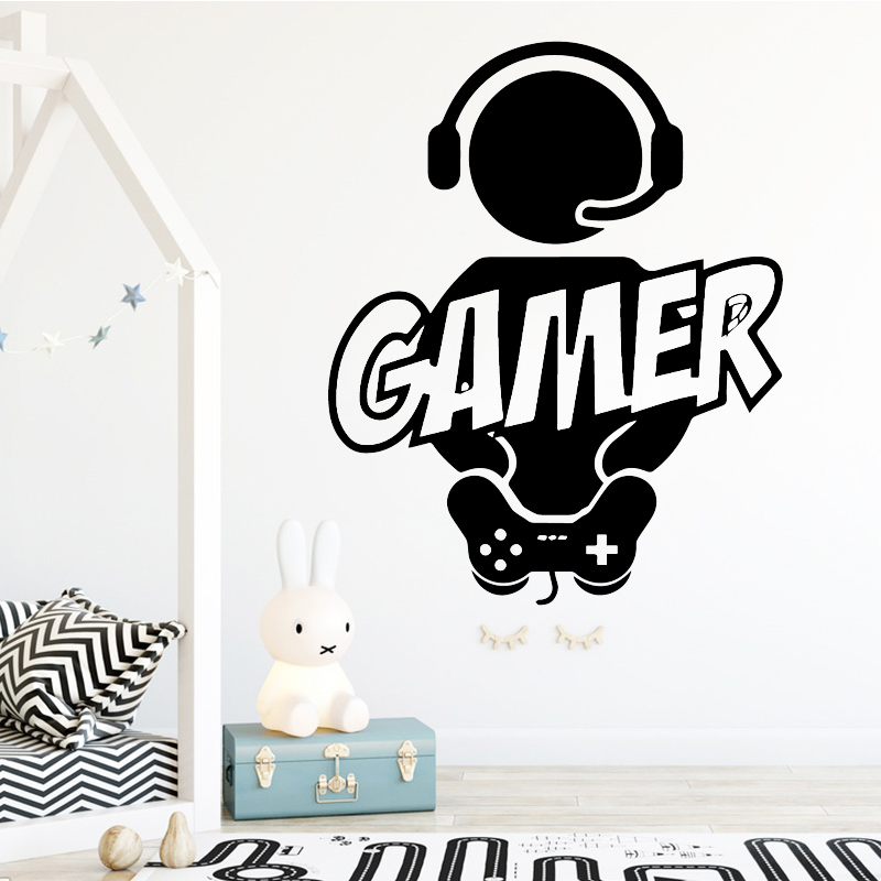 Gesneden Gamer Muursticker Vin - Pc Gaming Wallpaper recensie en prijs