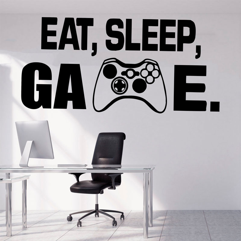 Gesneden Gamer Muursticker Vin - Pc Gaming Wallpaper recensie en prijs