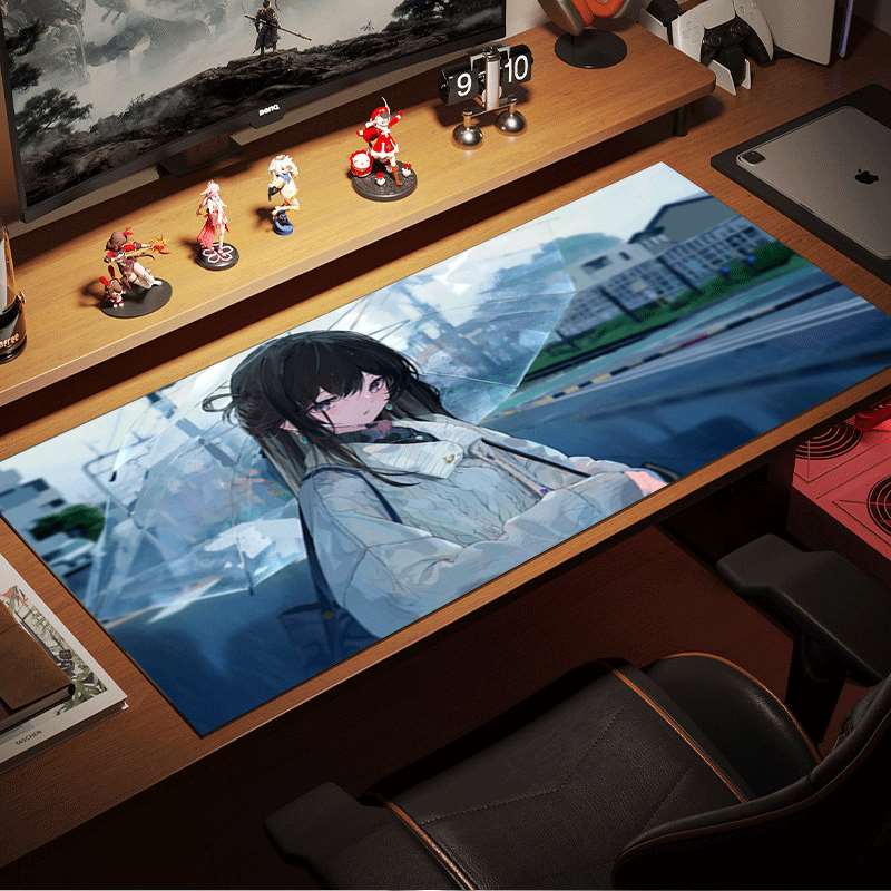 900x400mm Rainy City Anime Gir - Pc Gaming Umbrella recensie en prijs