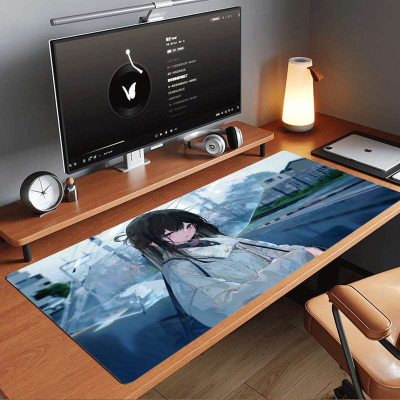 900x400mm Rainy City Anime Gir - Pc Gaming Umbrella recensie en prijs
