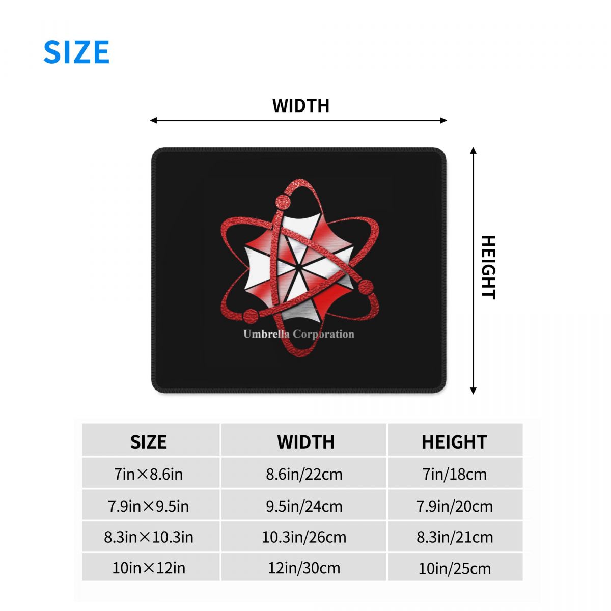 Multi-size muismat Umbrella Co - Pc Gaming Umbrella recensie en prijs