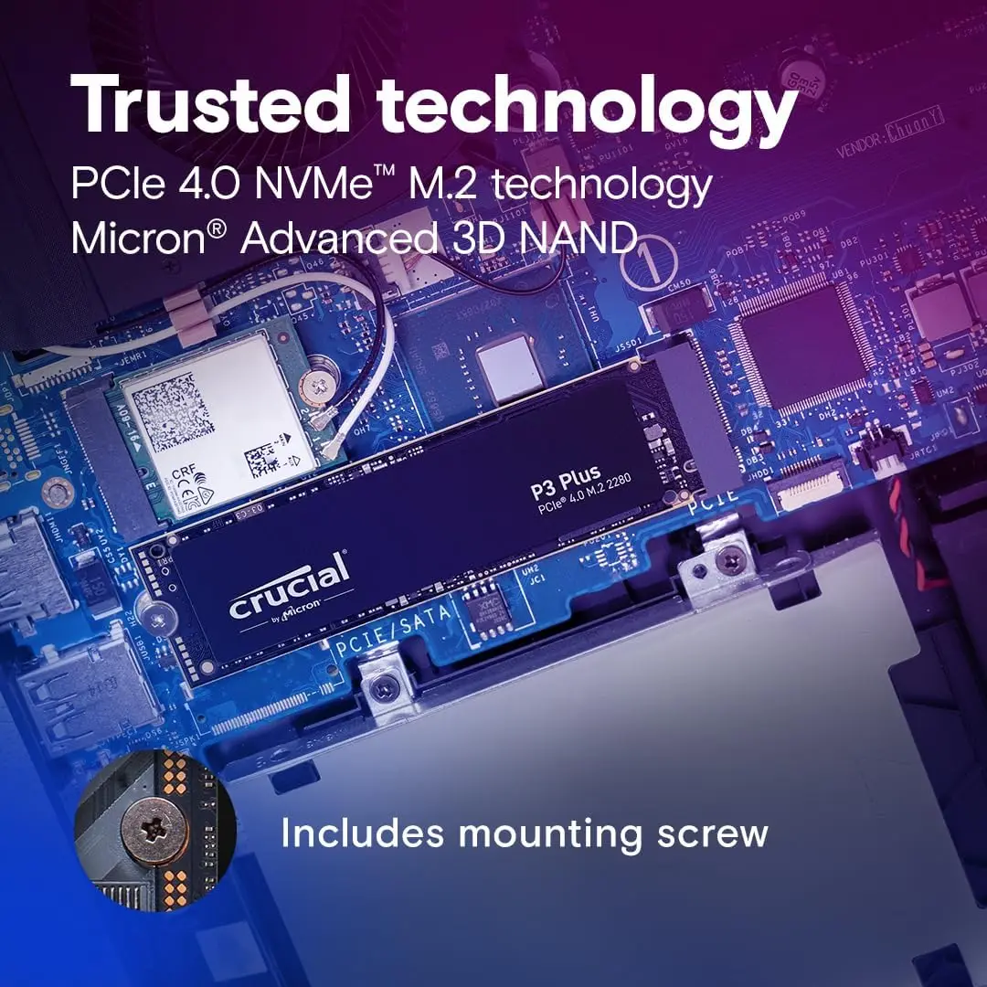 Crucial P3 Plus M.2 2280 PCIe4 - Pc Gaming Second recensie en prijs