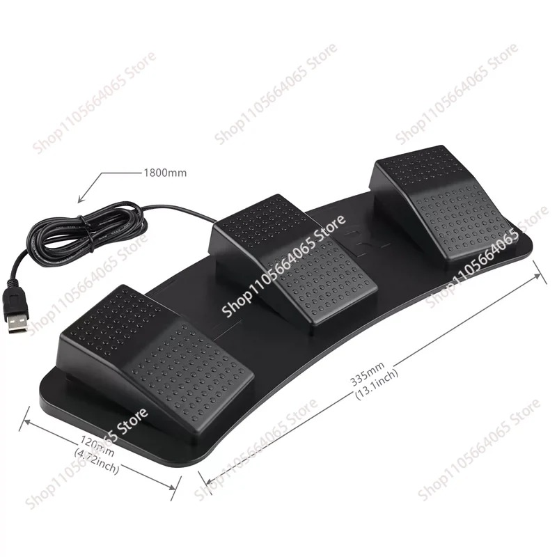 USB 3-pedaal voetschakelaar Pr - Usb Foot Pedal Gaming recensie en prijs